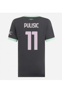 Fotbalové Dres AC Milan Christian Pulisic #11 Dámské Třetí Oblečení 2024-25 Krátký Rukáv